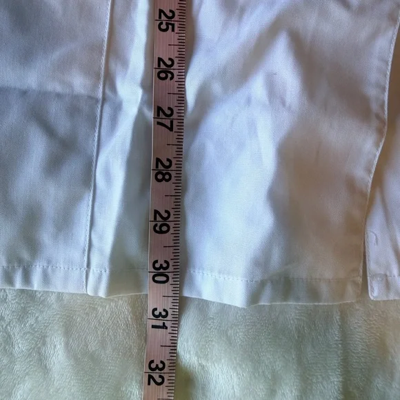 NWT Cherokee Modern Classic White Scrub Vest XL Nurse Medical Uniform - Picture 11 of 11